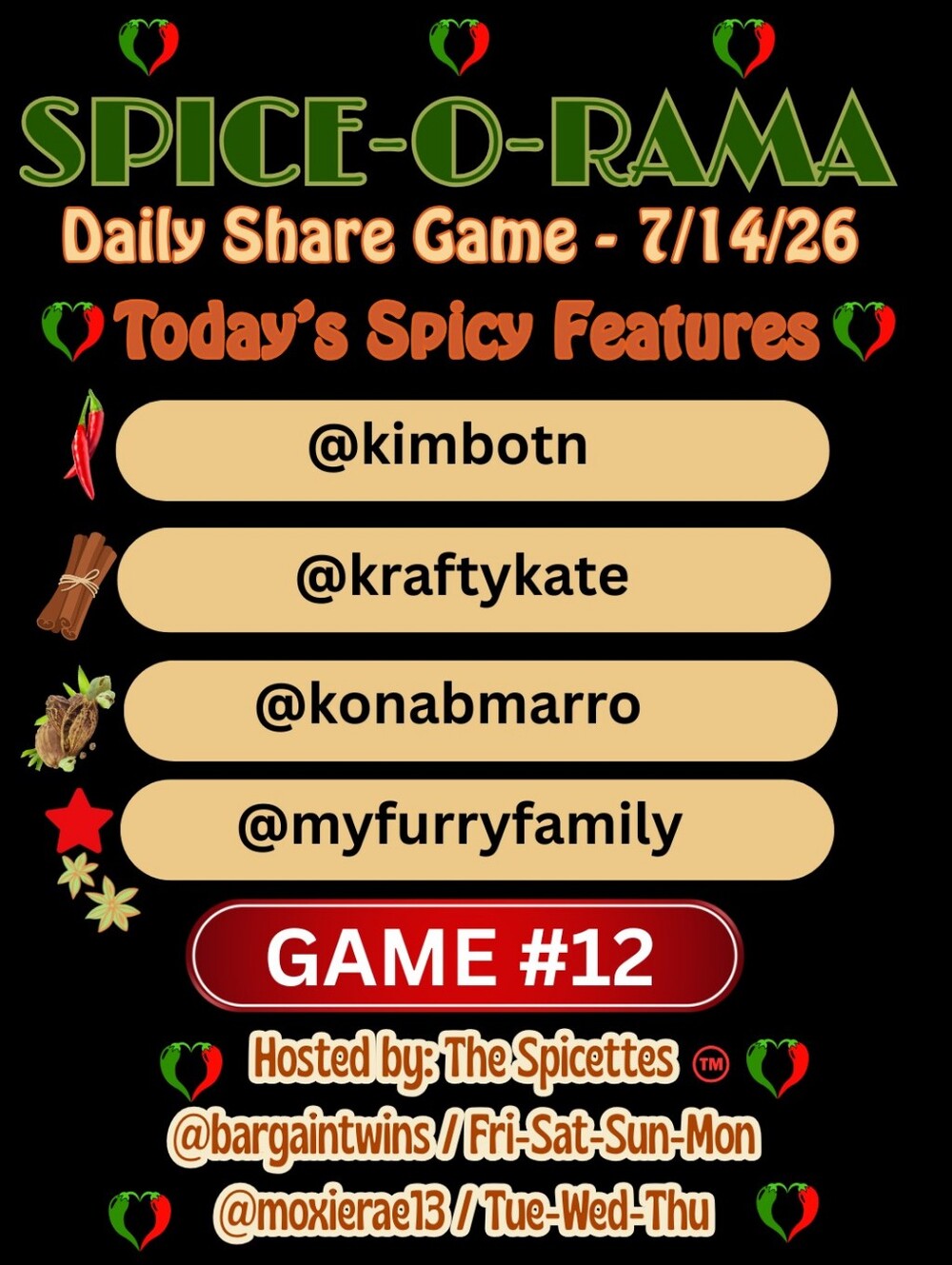 ๐ CLOSED ๐จ PLZ SALSA OVER TO GAME #13 FOR THE HUMP DAY SPICES ๐ถ๏ธ๐ถ๏ธ THATS HOT - Picture 2 of 9